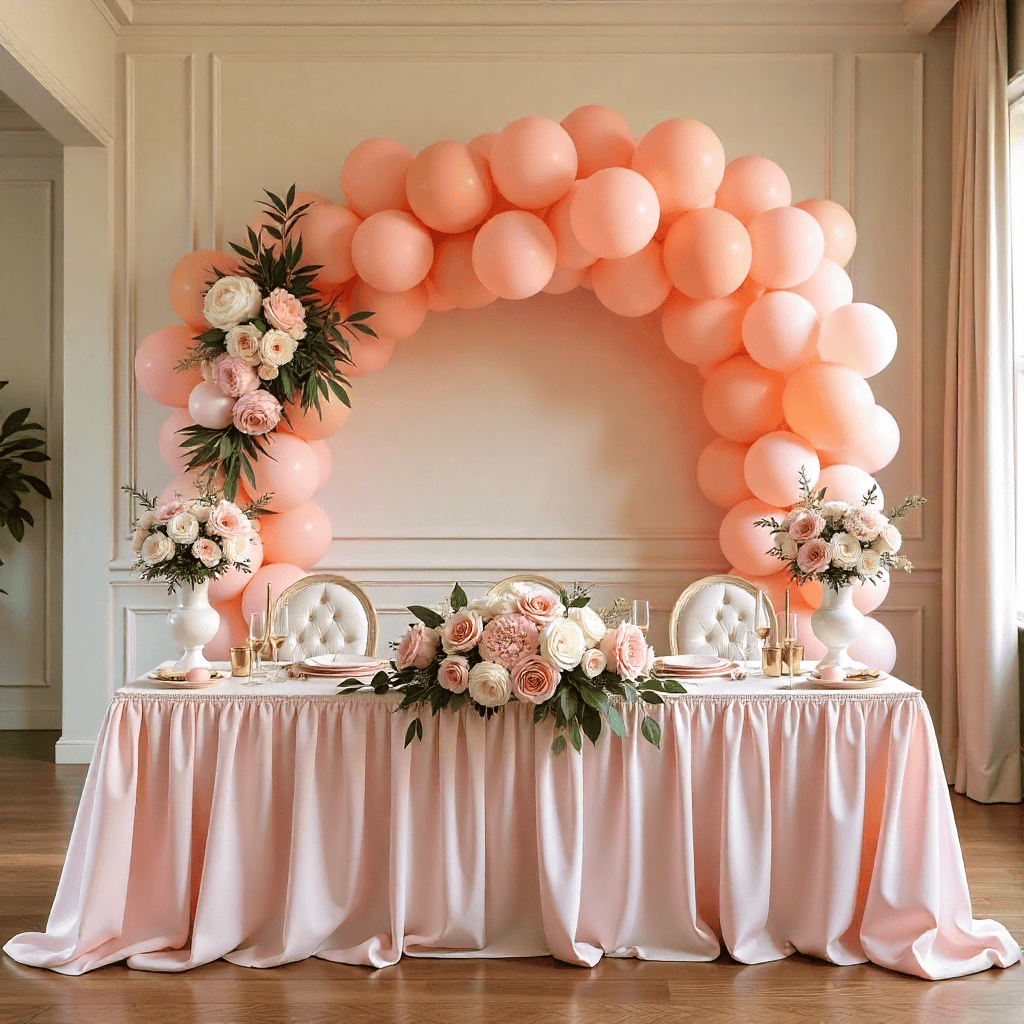 Themed party photo zone with playful decorations and bright colors